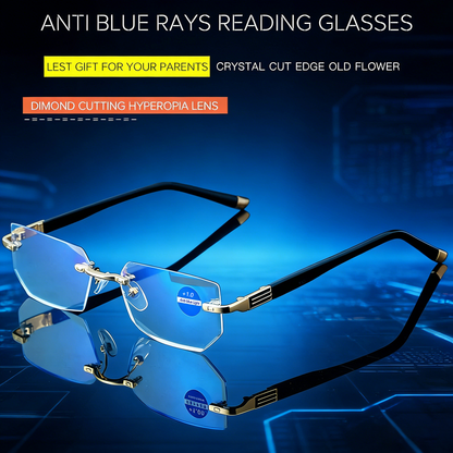 Sapphire Smart Adaptive Glasses — Crystal Clear Vision Near & Far, Anti-Blue Light