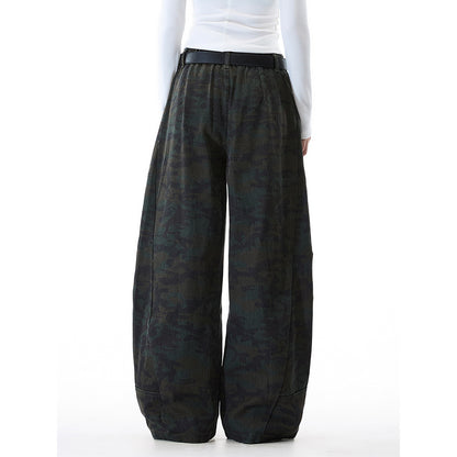 Winter loose wide leg casual pants and floor pants