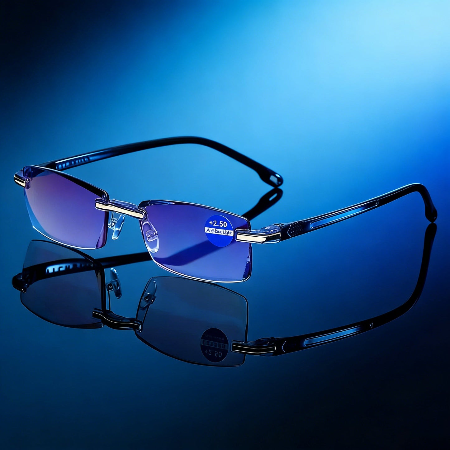 Sapphire Smart Adaptive Brille – Kristallklare Sicht in der Nähe und in der Ferne, Blaulichtfilter