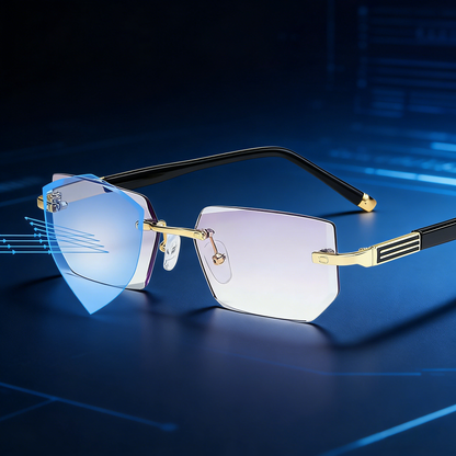 Sapphire Smart Adaptive Brille – Kristallklare Sicht in der Nähe und in der Ferne, Blaulichtfilter