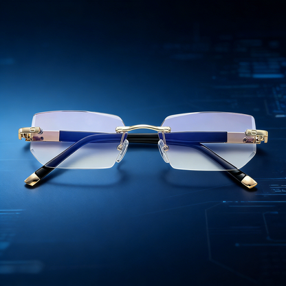 Sapphire Smart Adaptive Brille – Kristallklare Sicht in der Nähe und in der Ferne, Blaulichtfilter
