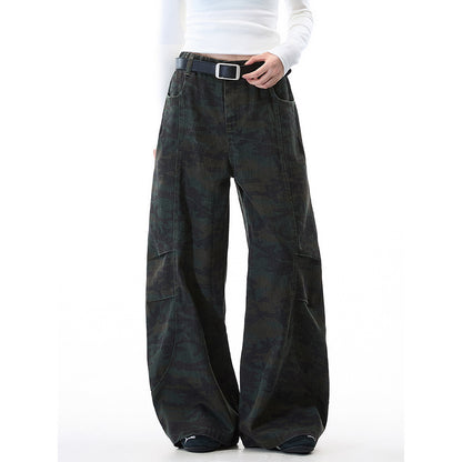 Winter loose wide leg casual pants and floor pants