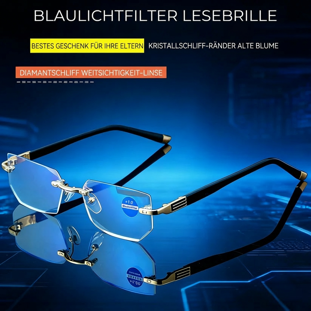 Sapphire Smart Adaptive Brille – Kristallklare Sicht in der Nähe und in der Ferne, Blaulichtfilter
